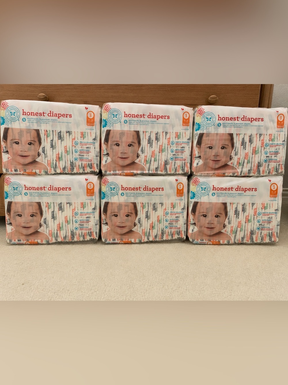 The Honest Company Diapers - 204 diapers